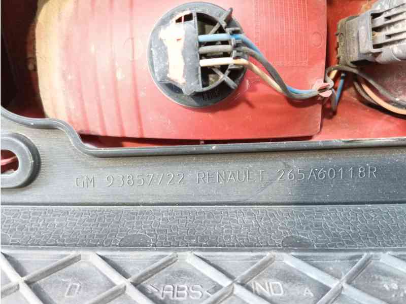 Recambio de piloto trasero derecho para opel vivaro a furgoneta (x83) 2.0 cdti (f7) referencia OEM IAM  93857722 265A60118R