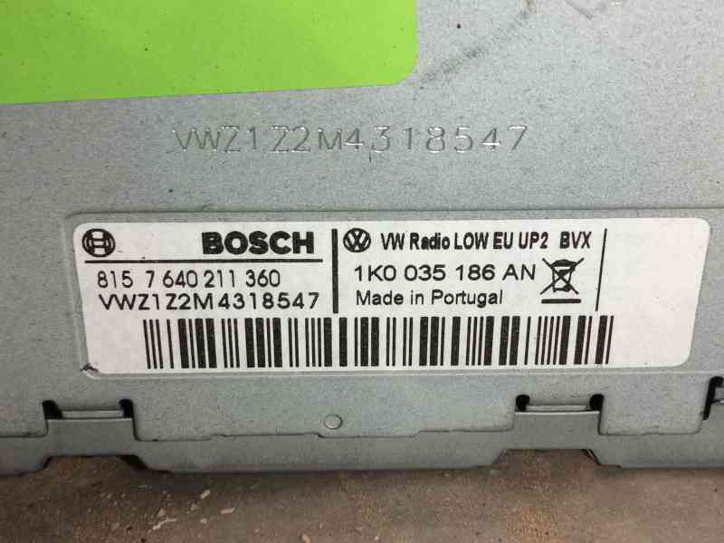 Recambio de sistema audio / radio cd para volkswagen touran (1t3) 1.6 tdi referencia OEM IAM   