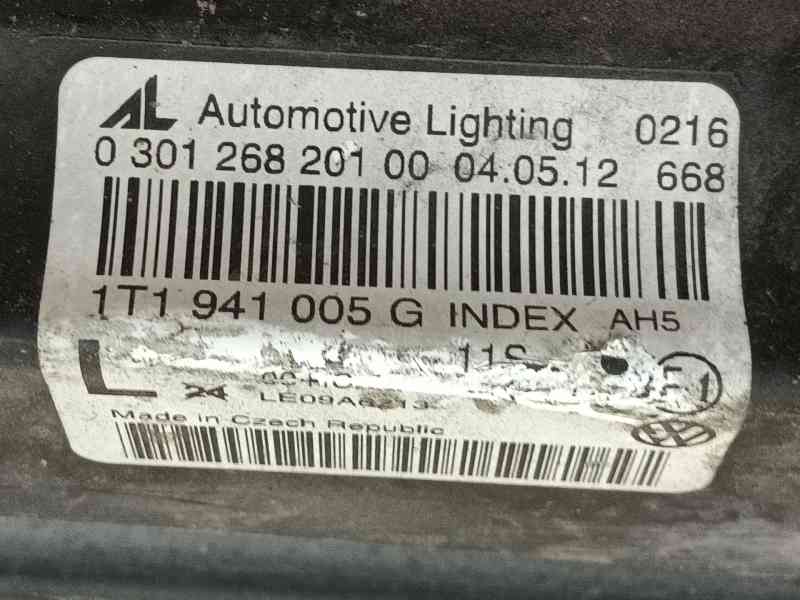 Recambio de faro izquierdo para volkswagen touran (1t3) 1.6 tdi referencia OEM IAM 1T1941005H  