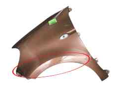Recambio de aleta delantera izquierda para smart forfour hatchback (453) 0.9 (453.044, 453.053) referencia OEM IAM   