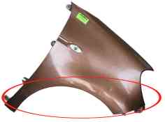 Recambio de aleta delantera derecha para smart forfour hatchback (453) 0.9 (453.044, 453.053) referencia OEM IAM   