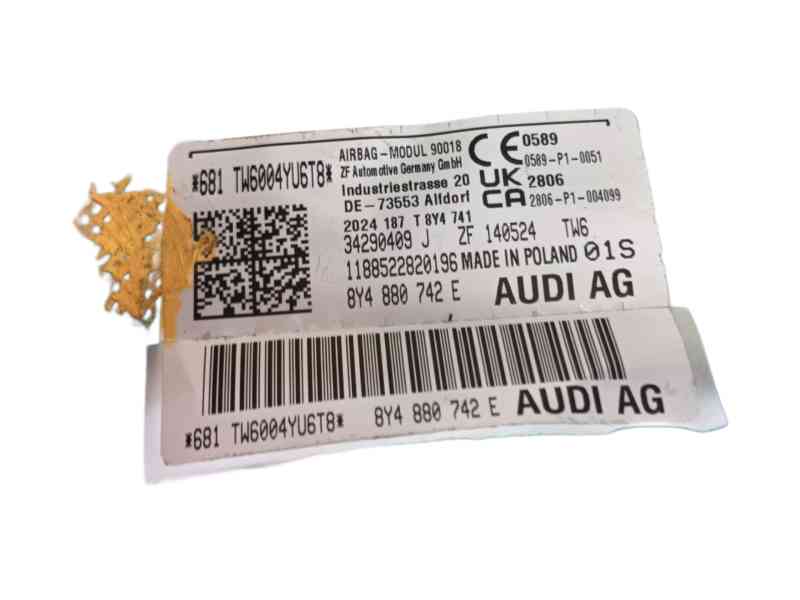Recambio de airbag cortina delantero derecho para audi a3 sportback (8ya, 8yf) 35 tdi referencia OEM IAM   