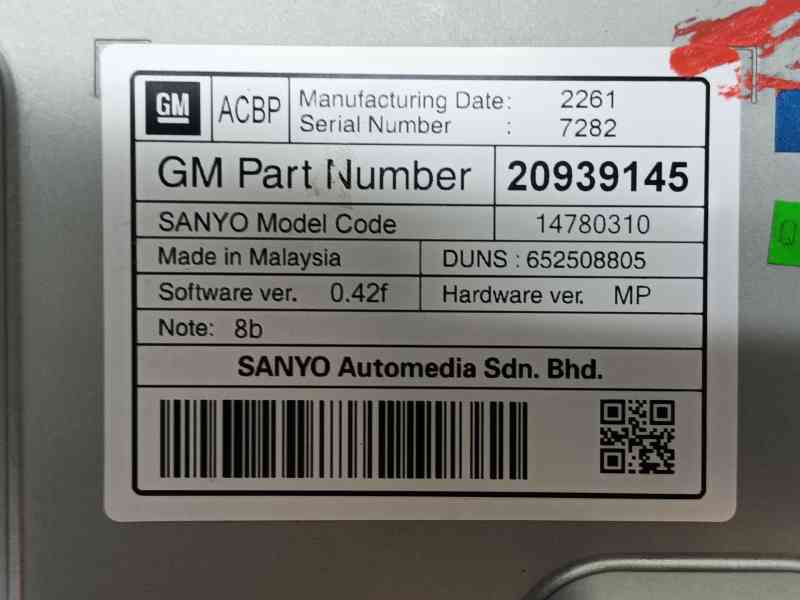 Recambio de pantalla multifuncion para opel insignia a (g09) 2.0 cdti (68) referencia OEM IAM   