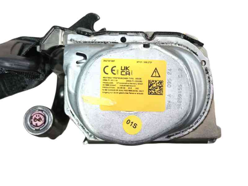 Recambio de cinturon seguridad trasero derecho para audi a3 sportback (8ya, 8yf) 35 tdi referencia OEM IAM 8Y0857805C041  
