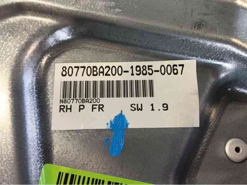 Recambio de elevalunas delantero derecho para nissan primera (p12) 1.9 dci referencia OEM IAM 80770BA20C FC685 80770BA2001985006