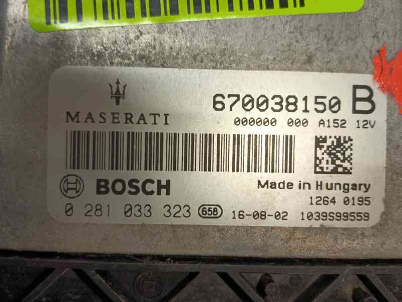 Recambio de centralita motor uce para maserati levante suv (m161) 3.0 d q4 referencia OEM IAM   