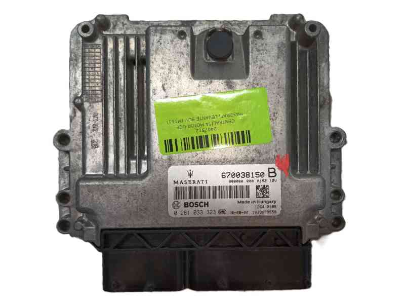 Recambio de centralita motor uce para maserati levante suv (m161) 3.0 d q4 referencia OEM IAM   