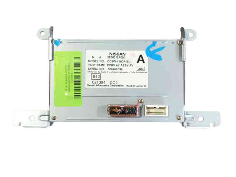 Recambio de pantalla multifuncion para nissan primera (p12) 1.9 dci referencia OEM IAM   