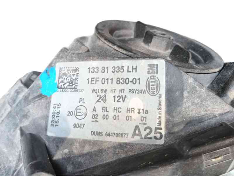 Recambio de faro izquierdo para opel corsa e (x15) 1.3 cdti (08, 68) referencia OEM IAM 13381335  