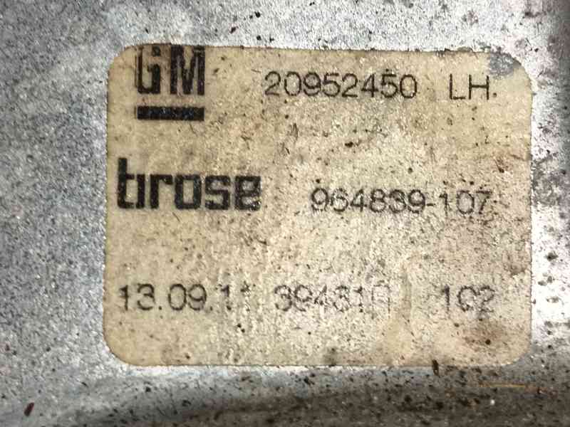 Recambio de elevalunas trasero izquierdo para opel insignia a (g09) 2.0 cdti (68) referencia OEM IAM 20952723  