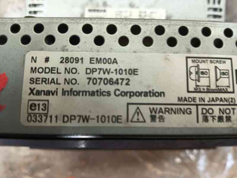 Recambio de sistema audio / radio cd para nissan x-trail ii (t31) 2.0 dci referencia OEM IAM   