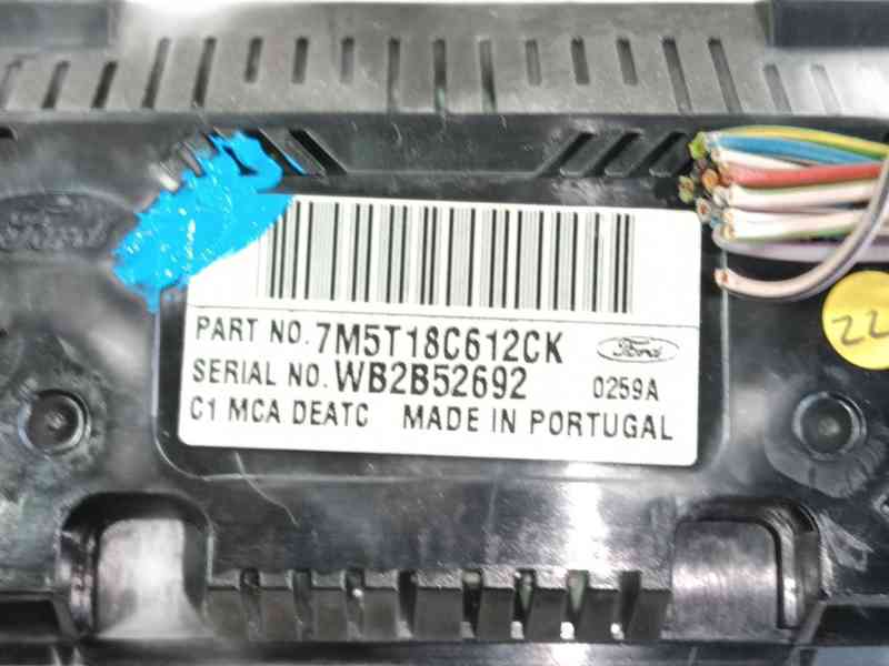 Recambio de mando calefaccion / aire acondicionado para ford focus ii (da_, hcp, dp) 1.6 tdci referencia OEM IAM  7M5T18C612CK W