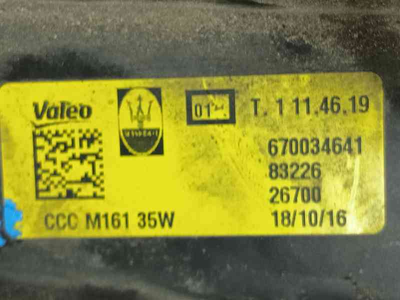 Recambio de faro izquierdo para maserati levante suv (m161) 3.0 d q4 referencia OEM IAM   