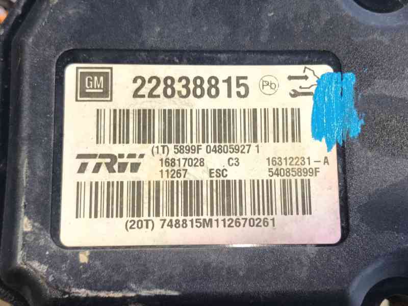 Recambio de abs para opel insignia a (g09) 2.0 cdti (68) referencia OEM IAM 22757652  