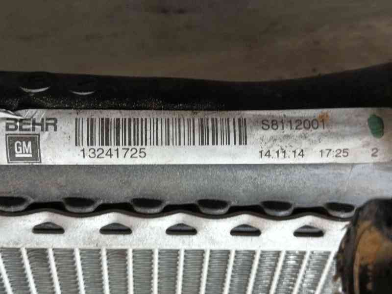 Recambio de radiador agua para opel insignia a (g09) 2.0 cdti (68) referencia OEM IAM 13241725  