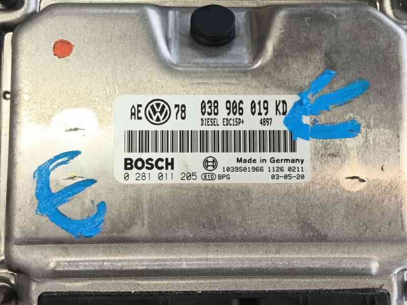 Recambio de centralita motor uce para volkswagen passat b5.5 variant (3b6) 1.9 tdi referencia OEM IAM   