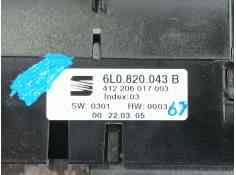 Recambio de mando calefaccion / aire acondicionado para seat ibiza iii (6l1) 1.9 sdi referencia OEM IAM  6L0820043B 412206017003 2