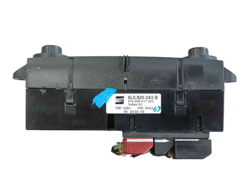 Recambio de mando calefaccion / aire acondicionado para seat ibiza iii (6l1) 1.9 sdi referencia OEM IAM  6L0820043B 412206017003