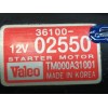 Recambio de motor arranque para chevrolet tacuma se referencia OEM IAM  3610002550 TM000A31001