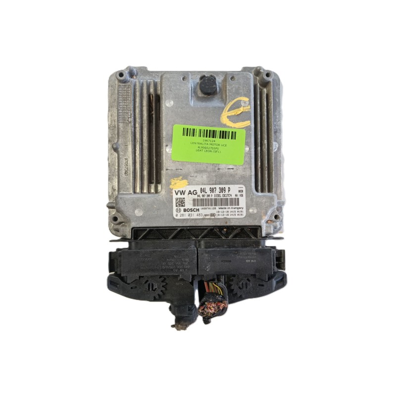 Recambio de centralita motor uce para seat leon (5f1) 2.0 tdi referencia OEM IAM 4L906027S5F0 0281031483 04L906027S5F0