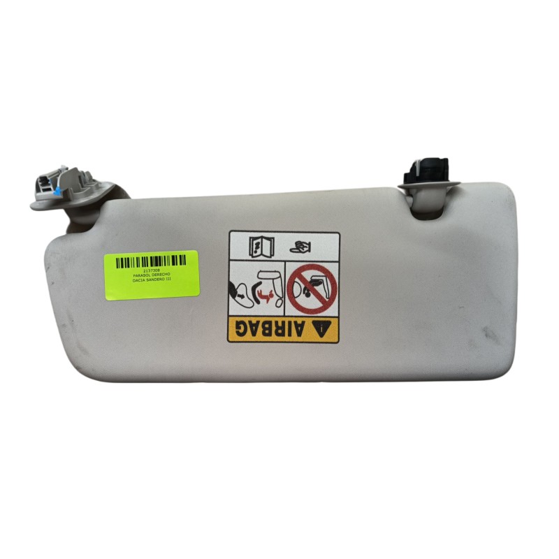 Recambio de parasol derecho para dacia sandero iii 1.0 tce 90 referencia OEM IAM  96400XXXXR 