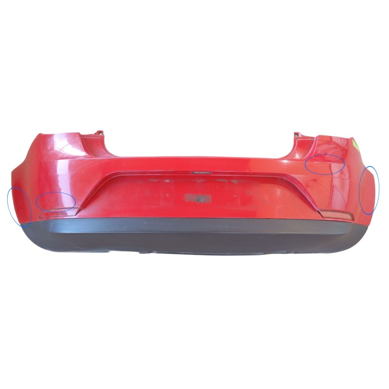 Recambio de paragolpes trasero para seat ibiza iv (6j5, 6p1) 1.4 tdi referencia OEM IAM 6J3807421GRU  