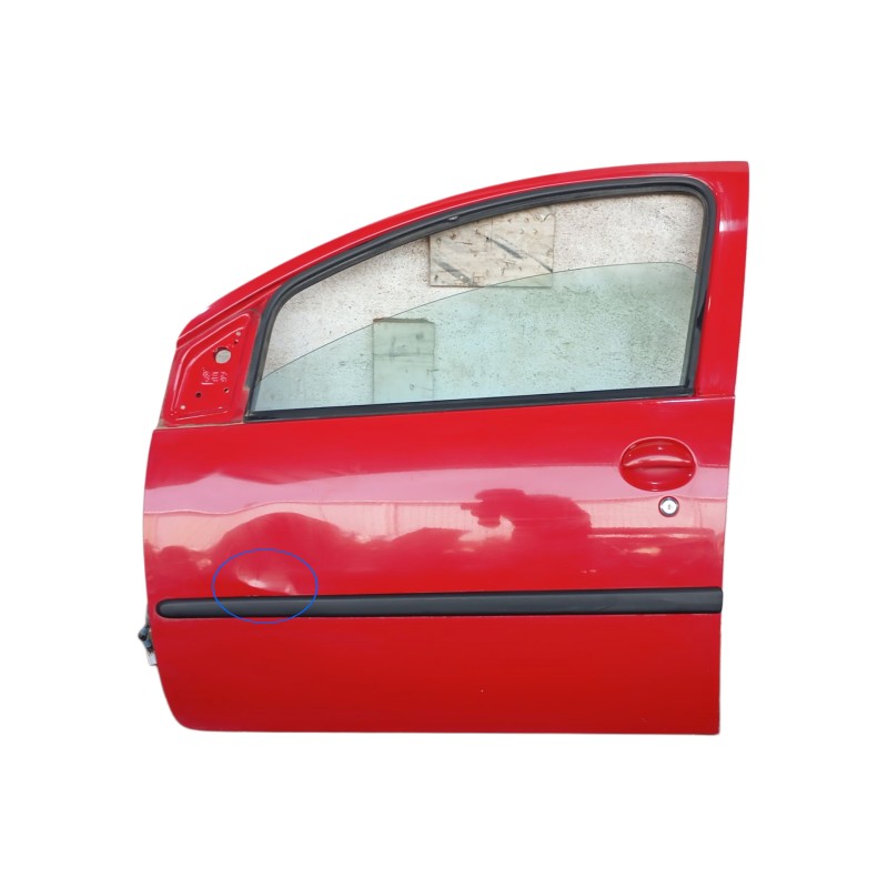 Recambio de puerta delantera izquierda para peugeot 107 (pm_, pn_) 1.0 referencia OEM IAM 1612541480  