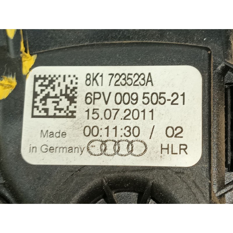 Recambio de pedal acelerador para audi a4 b8 (8k2) 2.0 tfsi referencia OEM IAM 8K1723523A 6PV00950521 