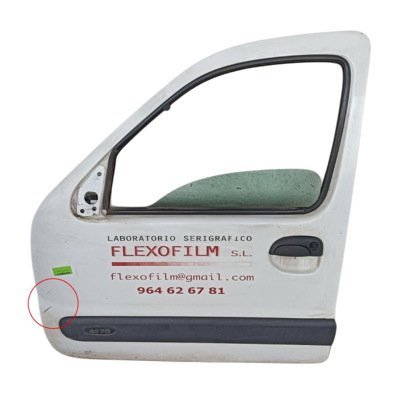 Recambio de puerta delantera izquierda para nissan kubistar furgoneta (x76) 1.5 dci 70 referencia OEM IAM 8010100QAE  