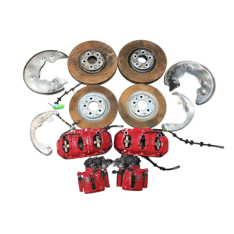 Recambio de pinza freno delantera izquierda para porsche macan (95b) gts (95bbl1) referencia OEM IAM 95B615301AA 95B615123AR 95B