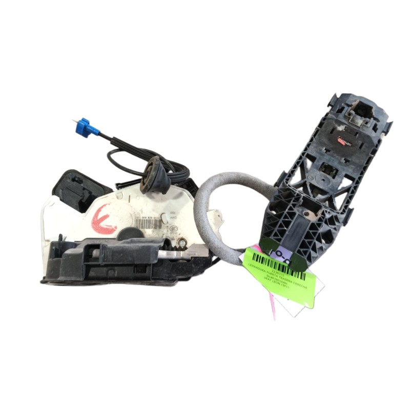 Recambio de cerradura puerta trasera derecha para seat leon (5f1) 1.6 tdi referencia OEM IAM 5K4839016Q 5K4839016O 5K4839016AF