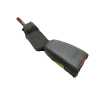 Recambio de enganche cinturon trasero derecho para mitsubishi space star monospace (dg_a) 1.6 16v (dg3a) referencia OEM IAM MR78