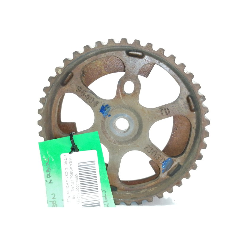 Recambio de polea arbol levas para citroën c3 1.4 hdi sx plus referencia OEM IAM 9640473080  