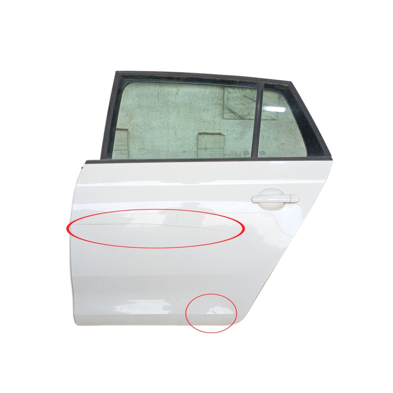 Recambio de puerta trasera izquierda para skoda rapid spaceback (nh1) 1.6 tdi referencia OEM IAM 5JJ833055  