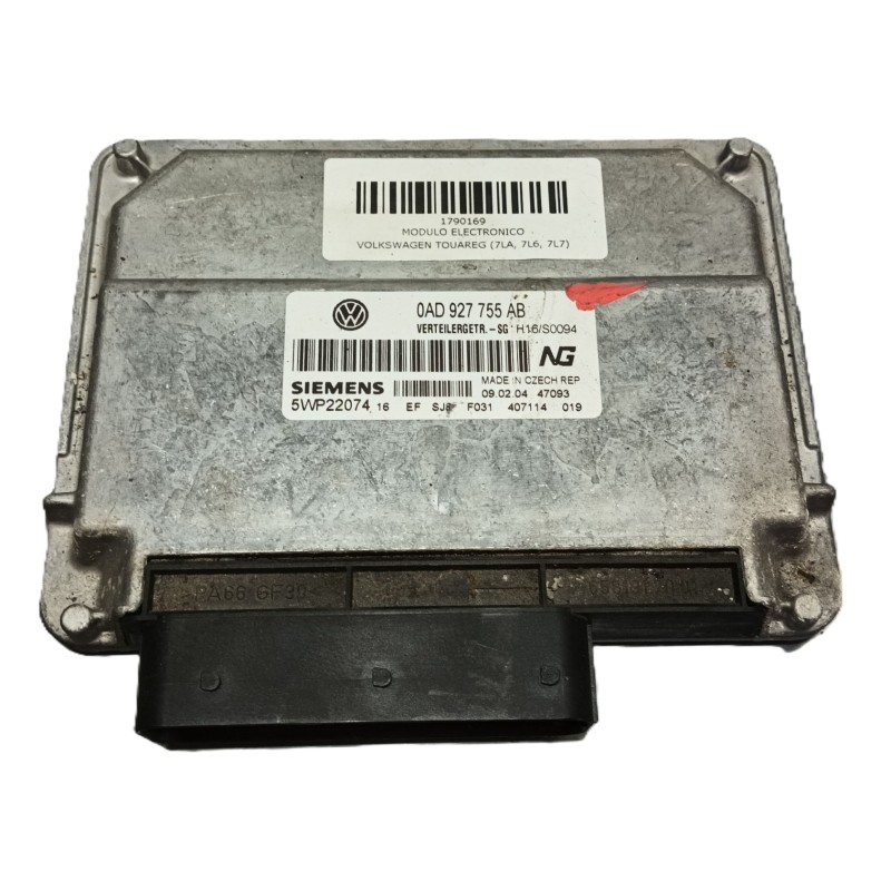 Recambio de modulo electronico para volkswagen touareg (7la, 7l6, 7l7) 2.5 r5 tdi referencia OEM IAM AD927755AB 5WP22074 