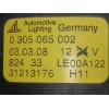 Recambio de faro antiniebla derecho para volvo c30 1.6 d kinetic referencia OEM IAM 0305065002  31213176