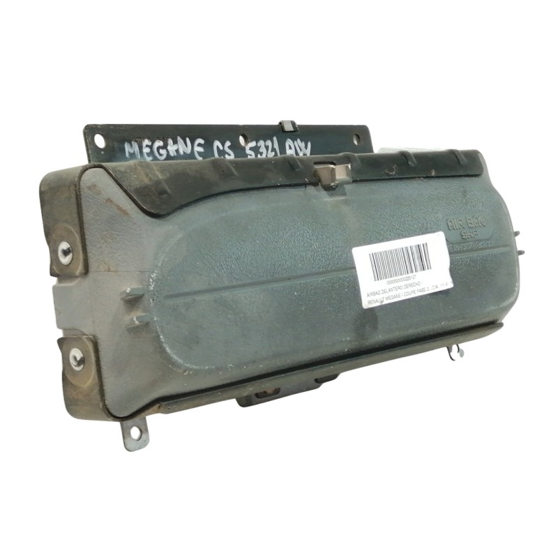 Recambio de airbag delantero derecho para renault megane i coupe fase 2 dynamique referencia OEM IAM 8200049222A  