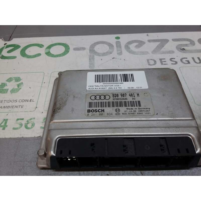 Recambio de centralita motor uce para audi a4 avant (b5) 2.5 tdi referencia OEM IAM 8D0907401H  