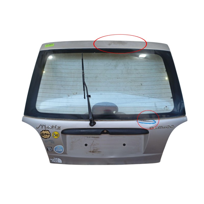 Recambio de porton trasero para daewoo matiz (m100, m150) 0.8 referencia OEM IAM 96562464  