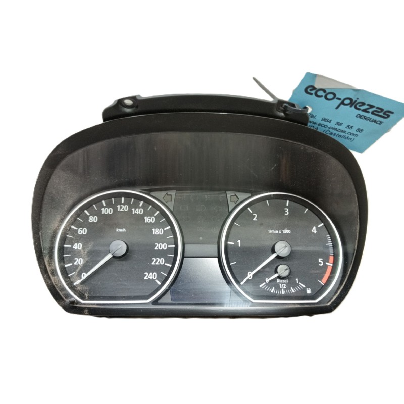 Recambio de cuadro instrumentos para bmw 1 (e87) 118 d referencia OEM IAM 62109283801 102495244 