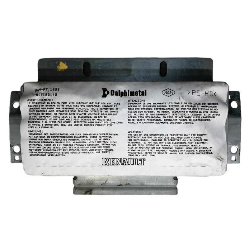 Recambio de airbag delantero derecho para renault clio iii exception referencia OEM IAM 8200303496G  PB15100140