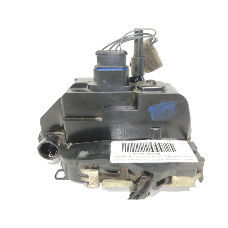 Recambio de cerradura puerta delantera derecha para renault megane ii classic berlina confort dynamique referencia OEM IAM   