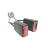 Recambio de enganche cinturon trasero izquierdo para seat ibiza (6j5) stylance / style referencia OEM IAM 6R0857739  