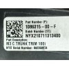 Recambio de moldura para tesla model 3 (5yj3) referencia OEM IAM 108631500G 108631500F 
