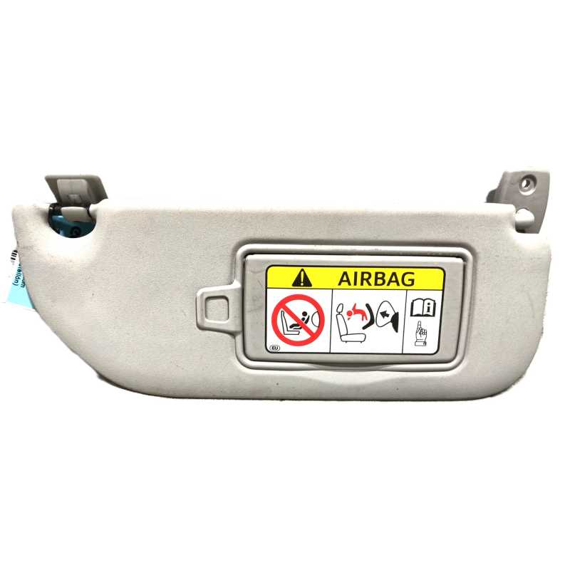 Recambio de parasol derecho para peugeot 108 1.0 vti 72 referencia OEM IAM 16117727BJ  