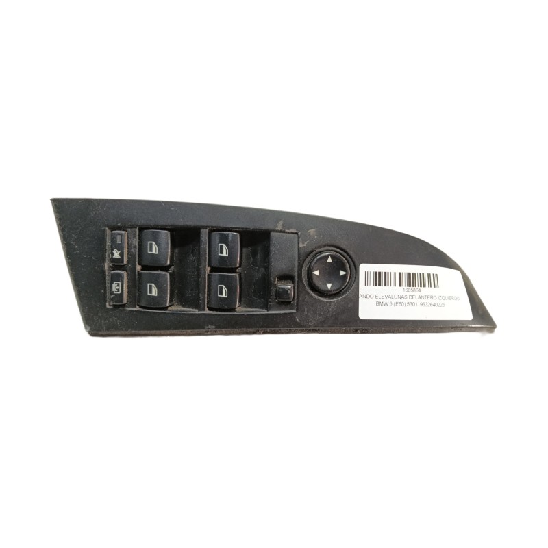 Recambio de mando elevalunas delantero izquierdo para bmw 5 (e60) 530 i referencia OEM IAM 391542SW 6951914 05W44E05