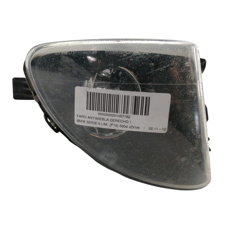 Recambio de faro antiniebla derecho para bmw serie 5 lim. (f10) 530d xdrive referencia OEM IAM 63177216886  