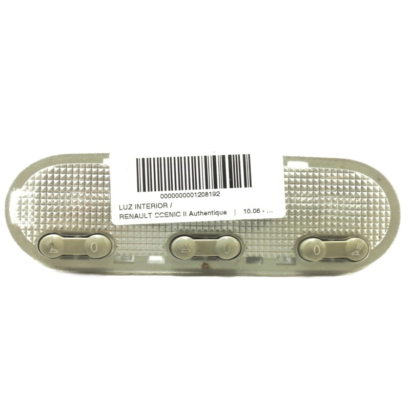Recambio de luz interior para renault scenic ii authentique referencia OEM IAM 8200073234  