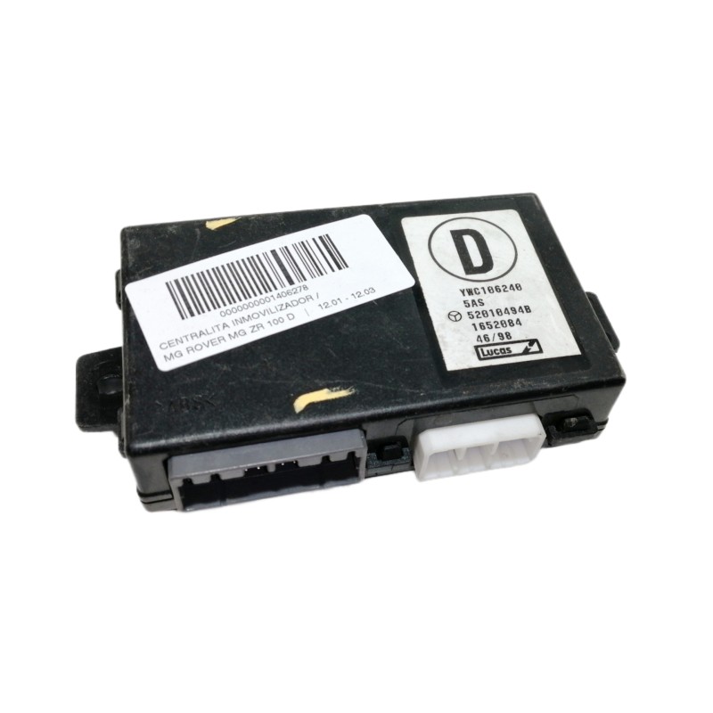 Recambio de centralita inmovilizador para mg mg zr 100 d referencia OEM IAM YWC106240 1652084 52010494B