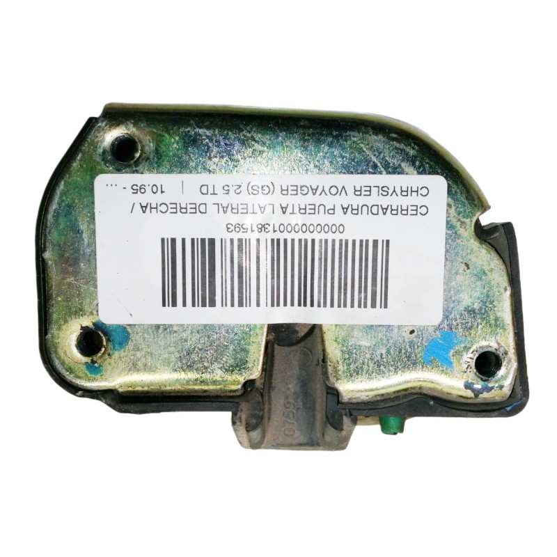 Recambio de cerradura puerta lateral derecha para chrysler voyager (gs) 2.5 td referencia OEM IAM 338C  